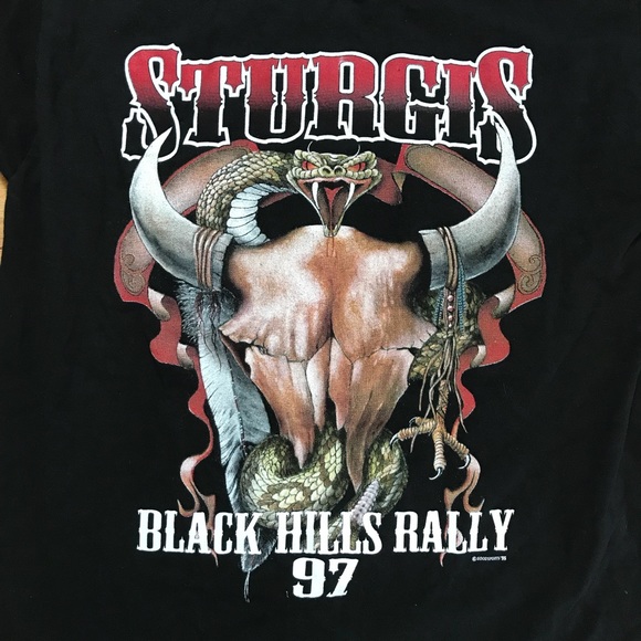 Vintage STURGIS BIKER RALLY ‘97 T-shirt - Picture 2 of 5
